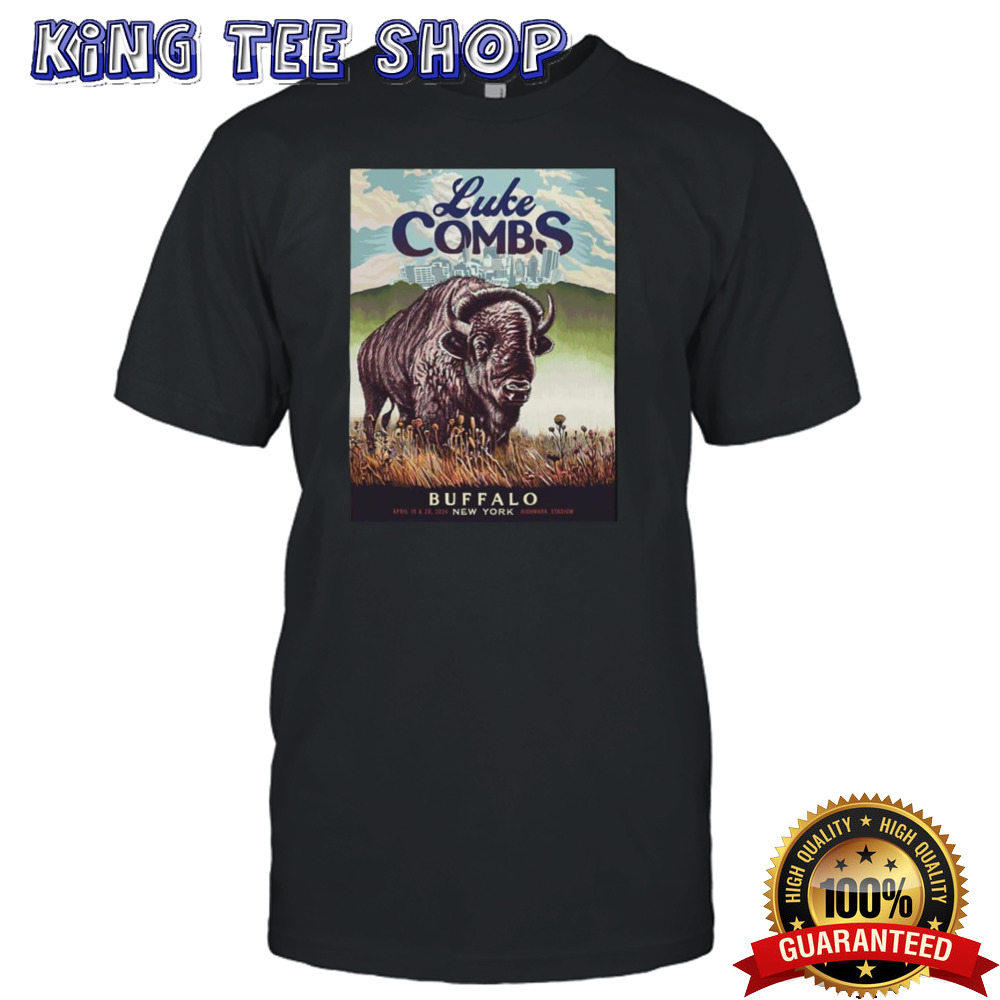 Luke Combs Buffalo April 19 2024 New York Highmark Stadium Tee
