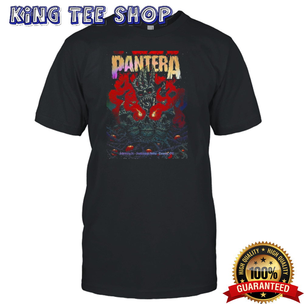 Pantera Toronto February 26 2024 Rainbow Foil Scotiabank Arena Tee