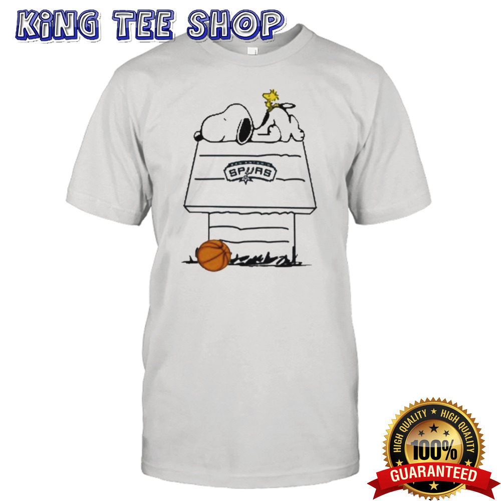 San Antonio Spurs Nba Basketball Snoopy Woodstock House 2024 Tee