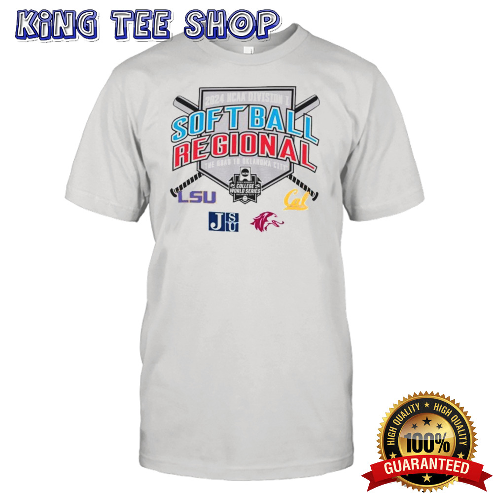 2024 NCAA Division I Softball Regional Four Teams Tee