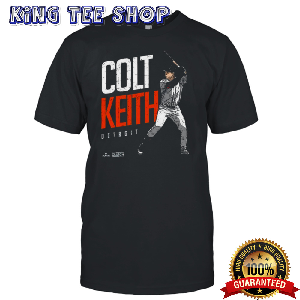 Colt Keith Player Detroit Tigers Baseball Tee