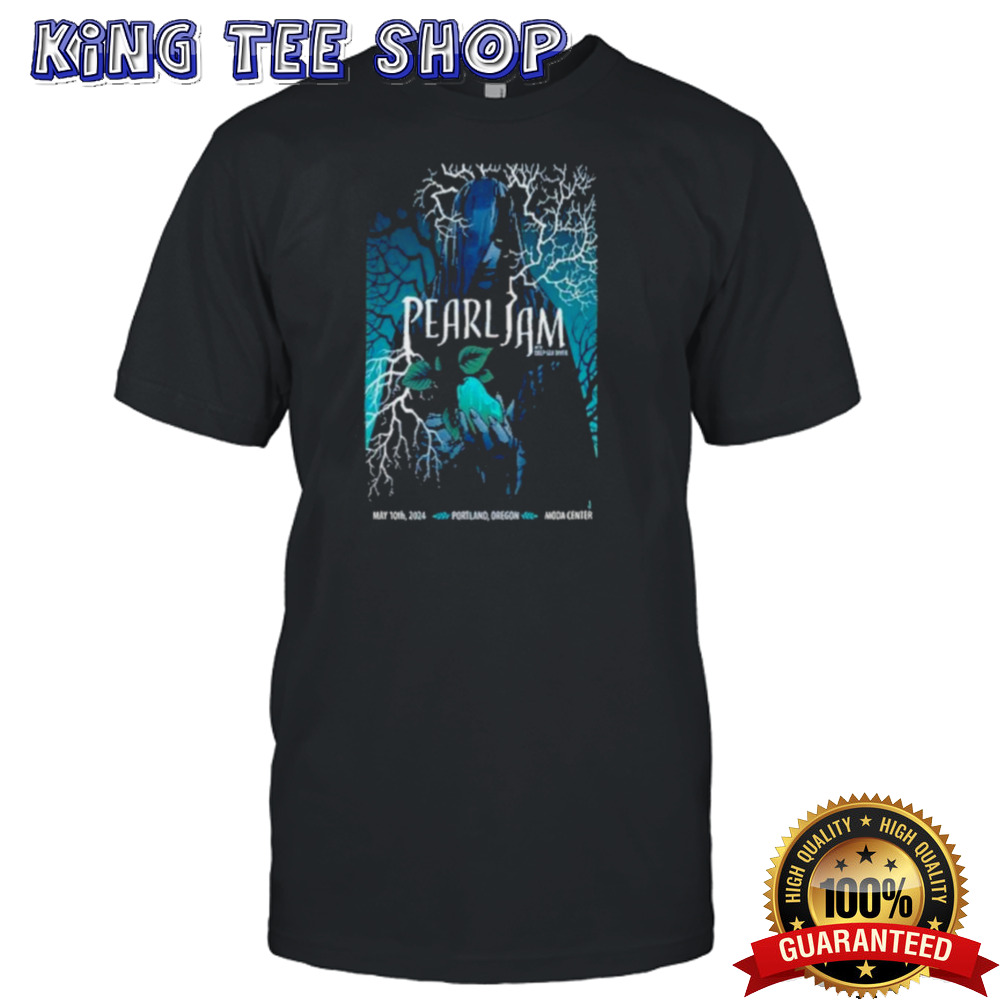 Poster Pearl Jam Show At Moda Center In Portland Oregon On May 10Th 2024 Tee