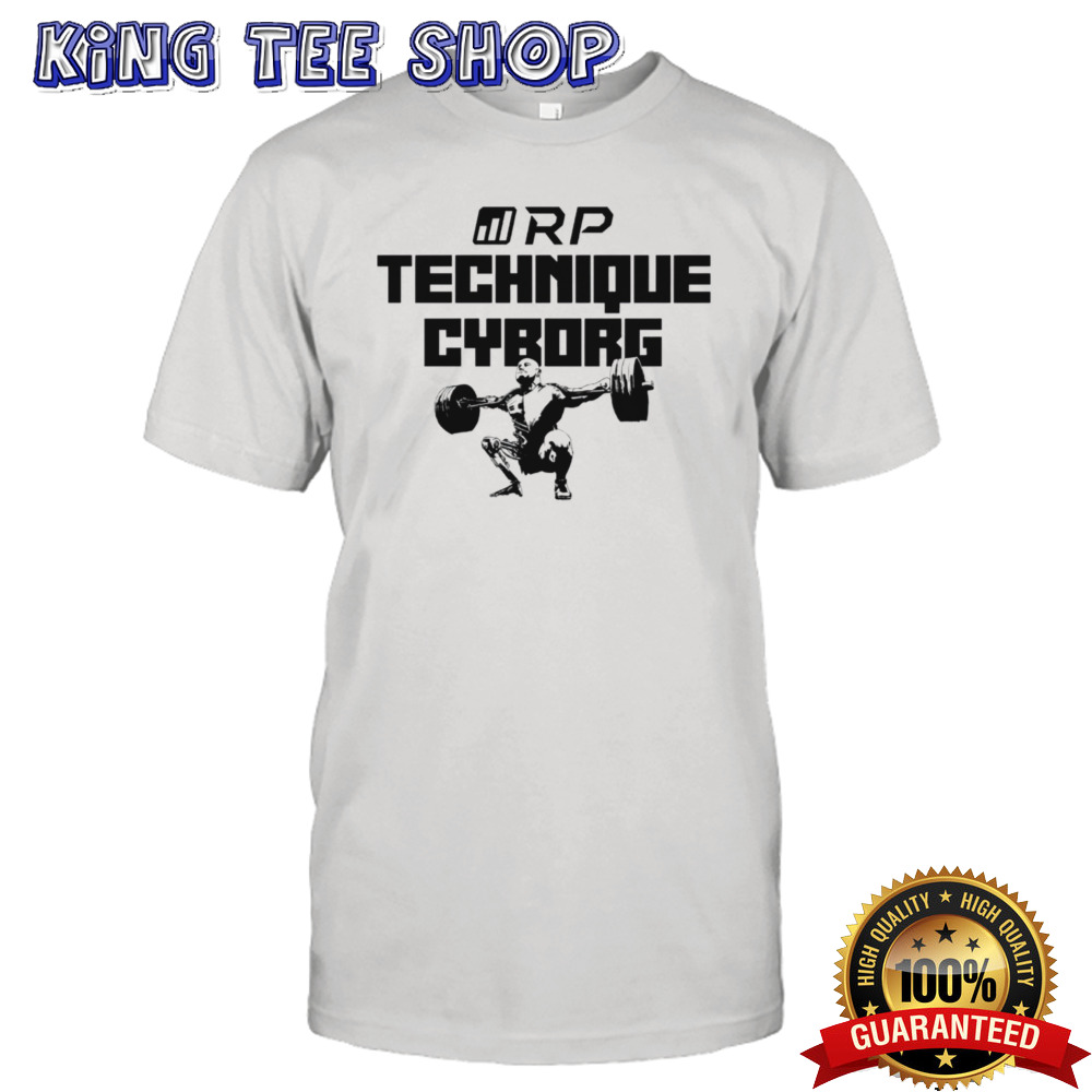 Michael Israetel wearing Rp Technique Cyborg shirt