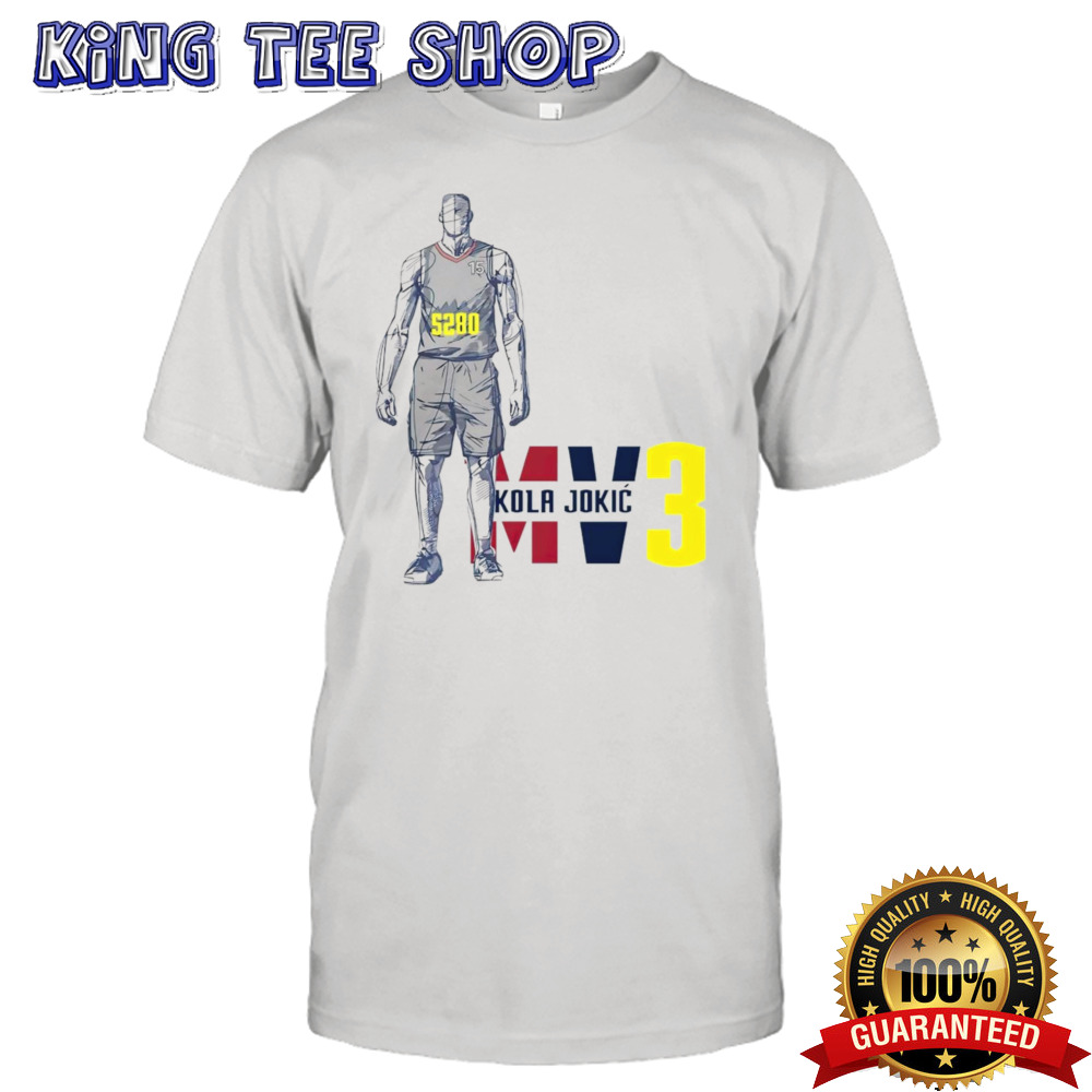 Nikola Jokic MV3 Denver Nuggets Basketball Player shirt