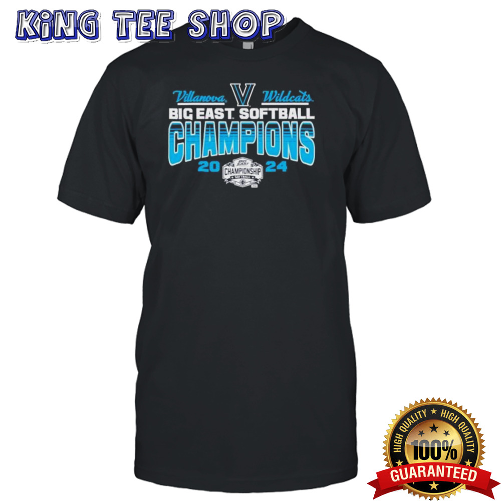 Villanova Wildcats 2024 Big East Softball Tournament Champions Tee