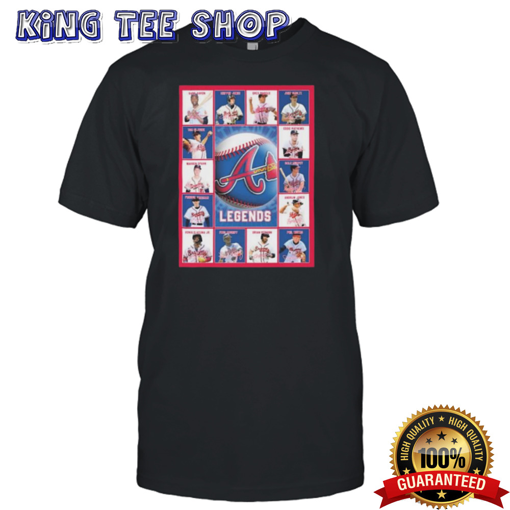 Atlanta Braves Legends Team Players Blanket shirt
