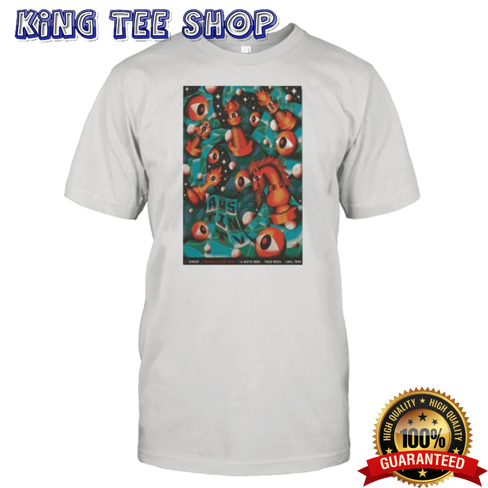 Austin TV Lima Peru May 16 2024 Yield Rock Rizoma Latam Tour Poster Shirt