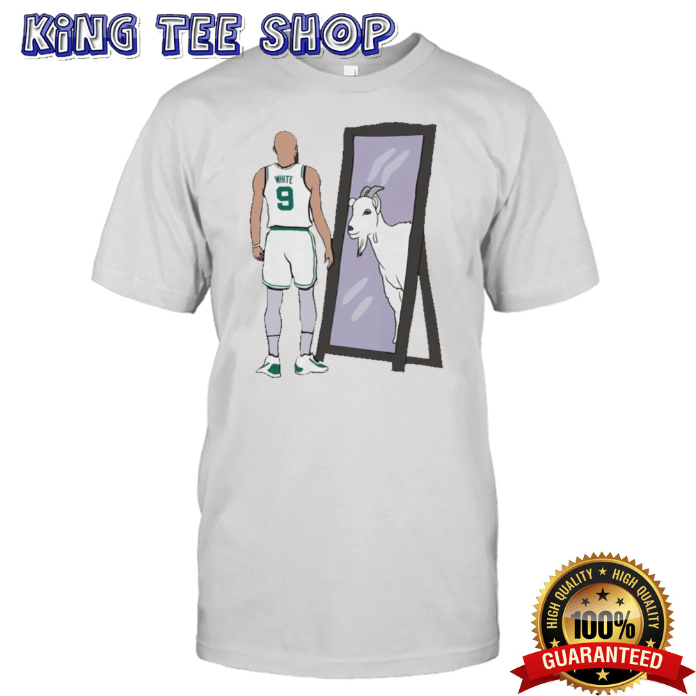 Derrick Richard White Mirror GOAT Boston Celtics Shirt