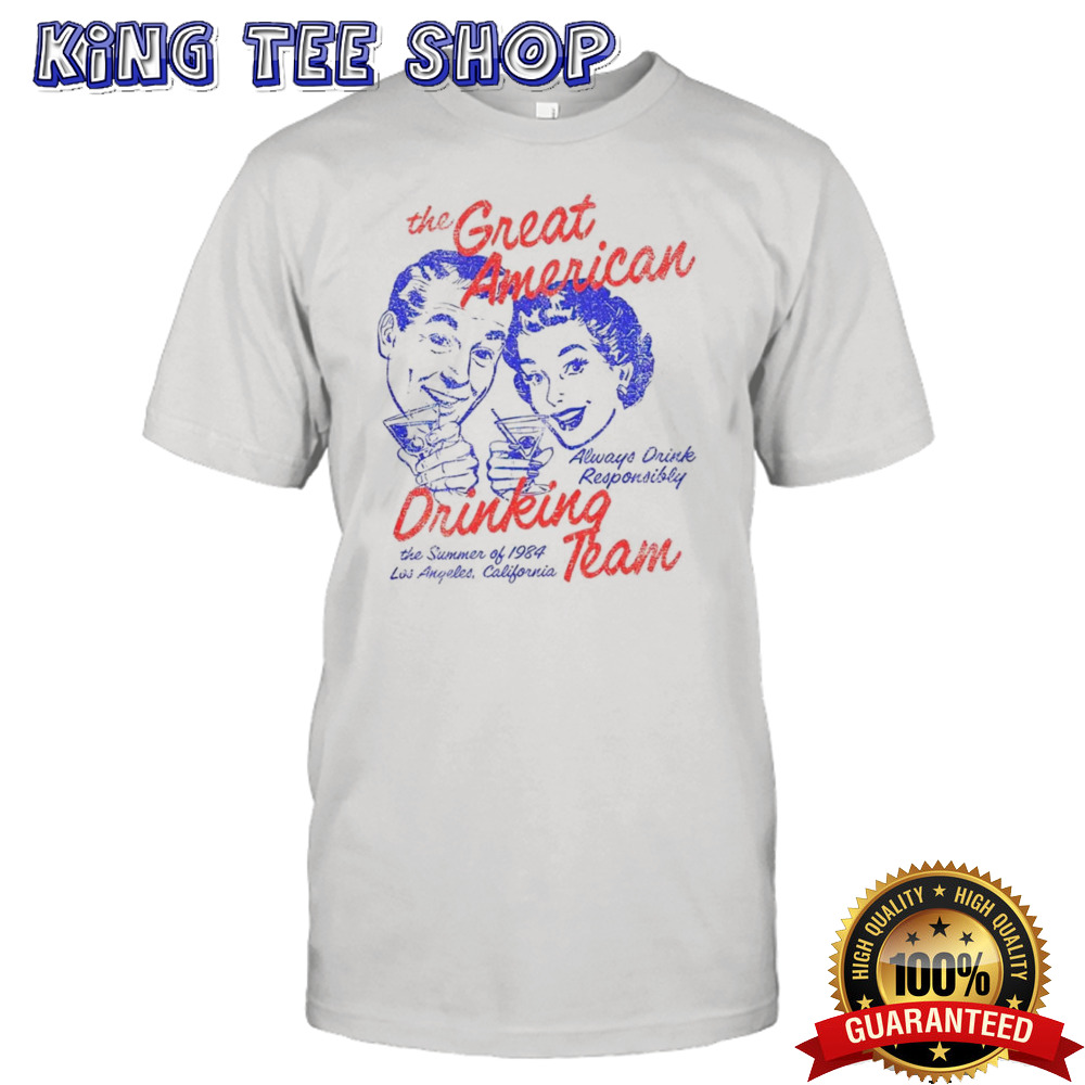 Great American drinking team shirt