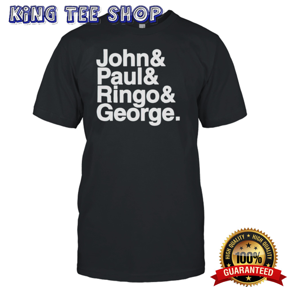 John Paul Ringo George shirt