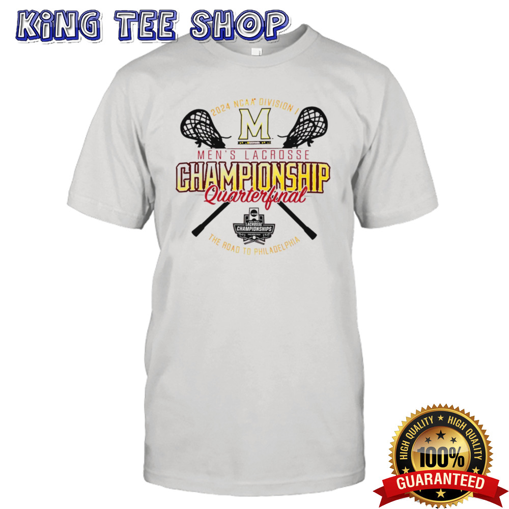 Maryland Terrapins 2024 NCAA Division I Men’s Lacrosse Championship Quarterfinal shirt