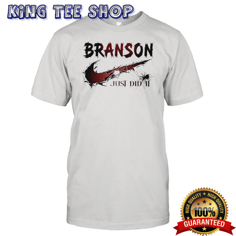 Branson Nike Just Did It shirt