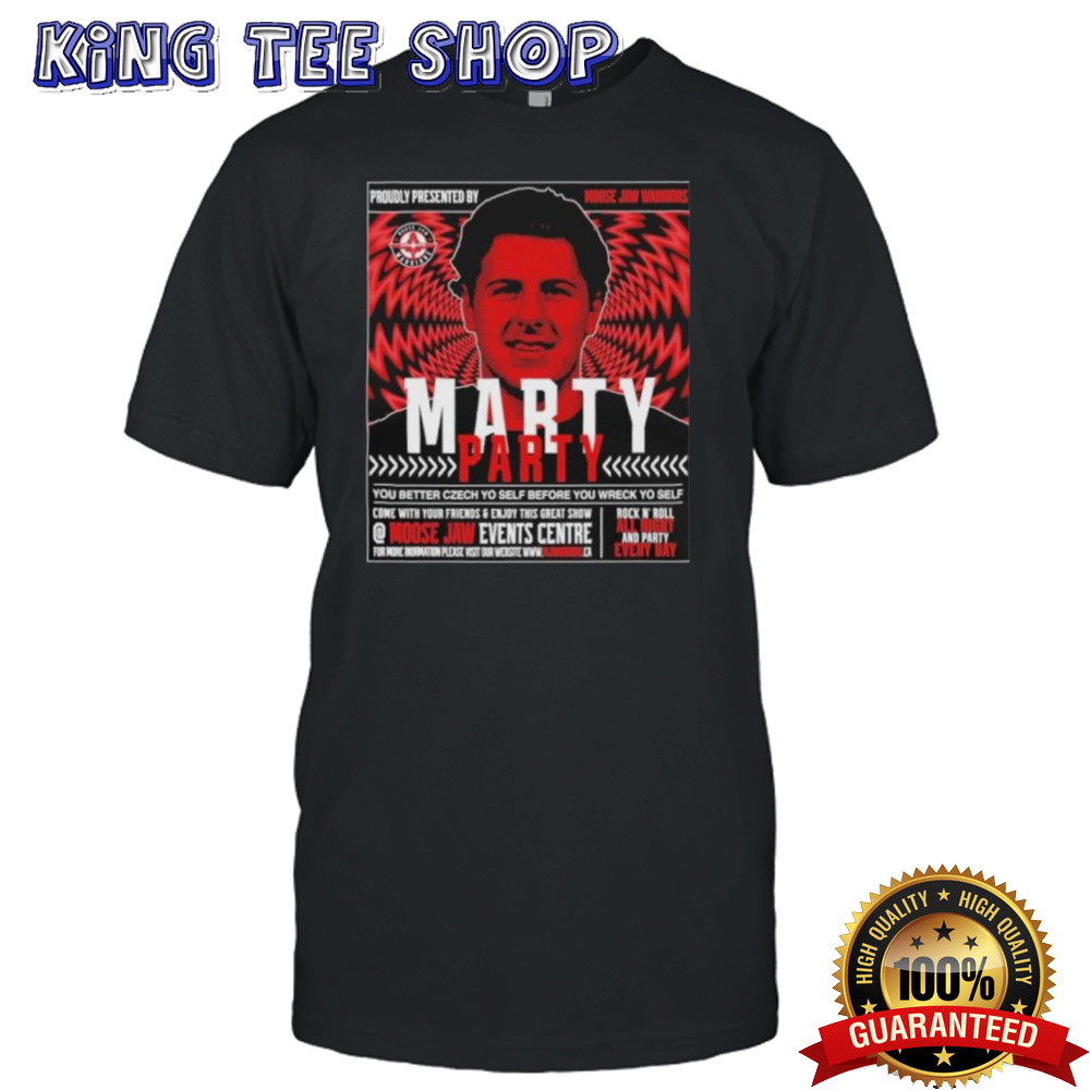 Moose Jaw Warriors Marty Party Shirt