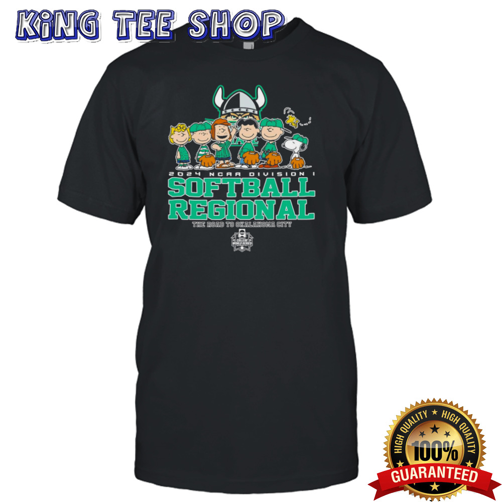 Peanuts Characters Cleveland State Vikings 2024 NCAA Division I Softball Regional shirt
