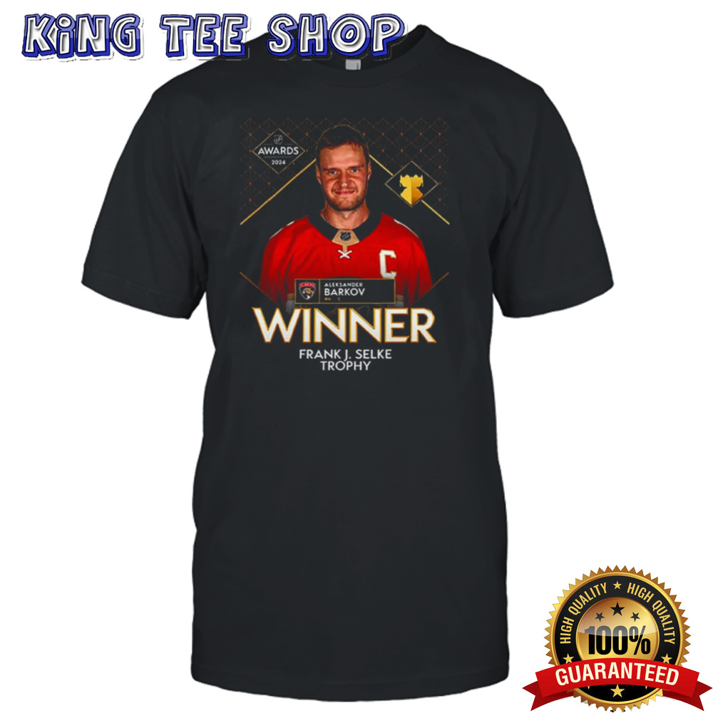 Aleksander Barkov Is The Winner Of The Frank J. Selke Trophy NHL Awards 2024 shirt
