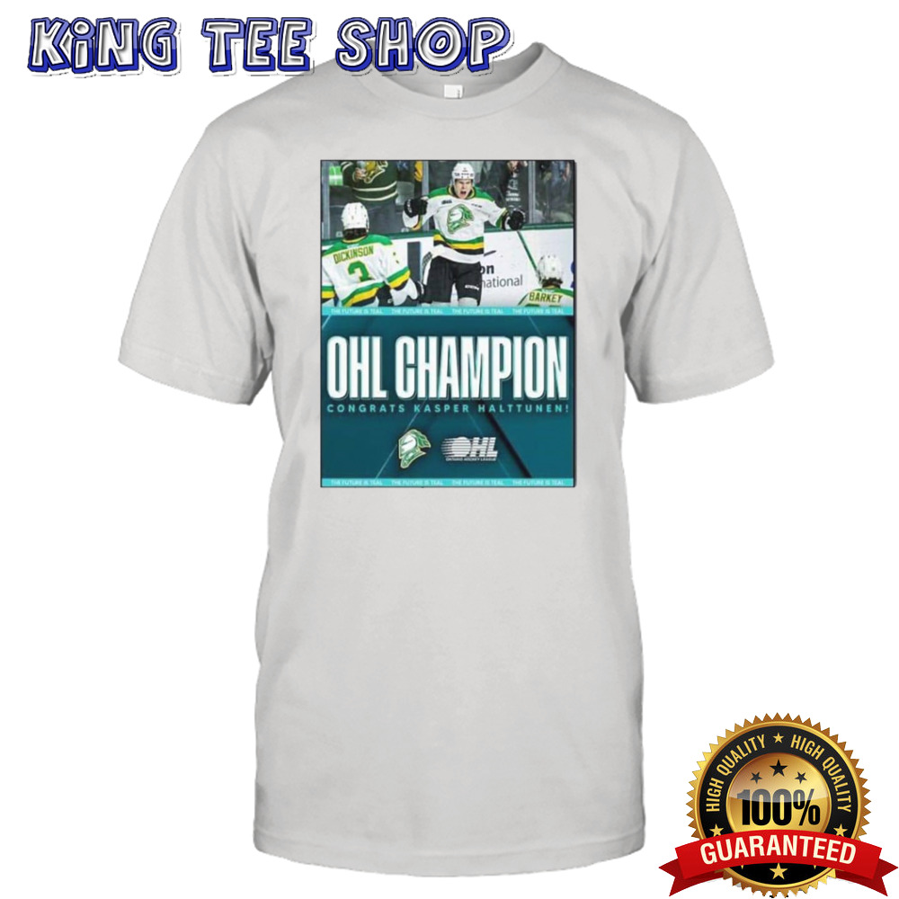 Alttunen And The London Knights On Winning The Ohl Championship Poster T-Shirt