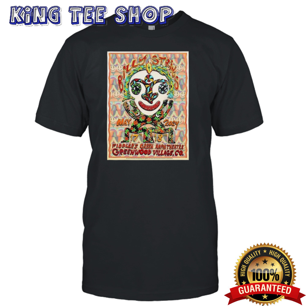 Billy Strings May 17th 18th 2024 Fiddler’s Green Amphitheatre Greenwood Village CO T-Shirt