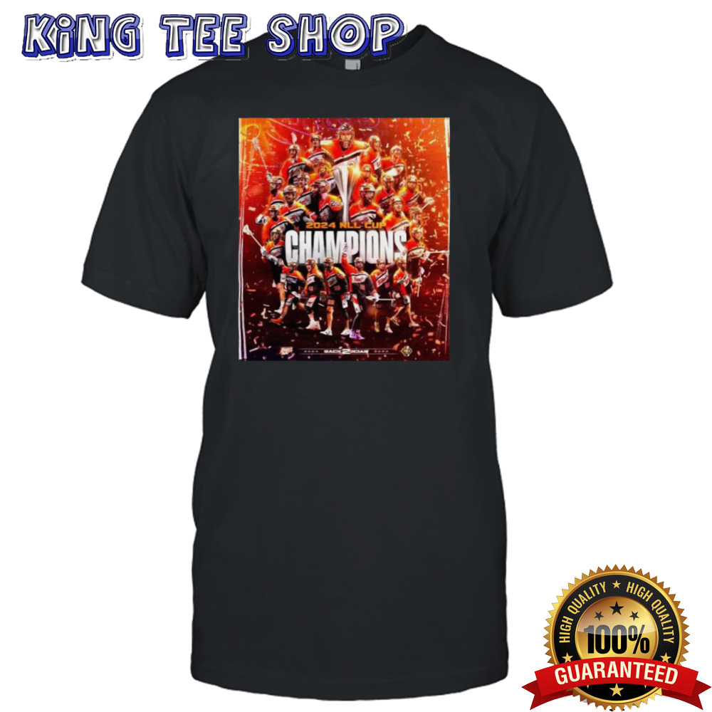 Buffalo Bandits Team 2024 NLL Cup Champions Back 2 Back shirt