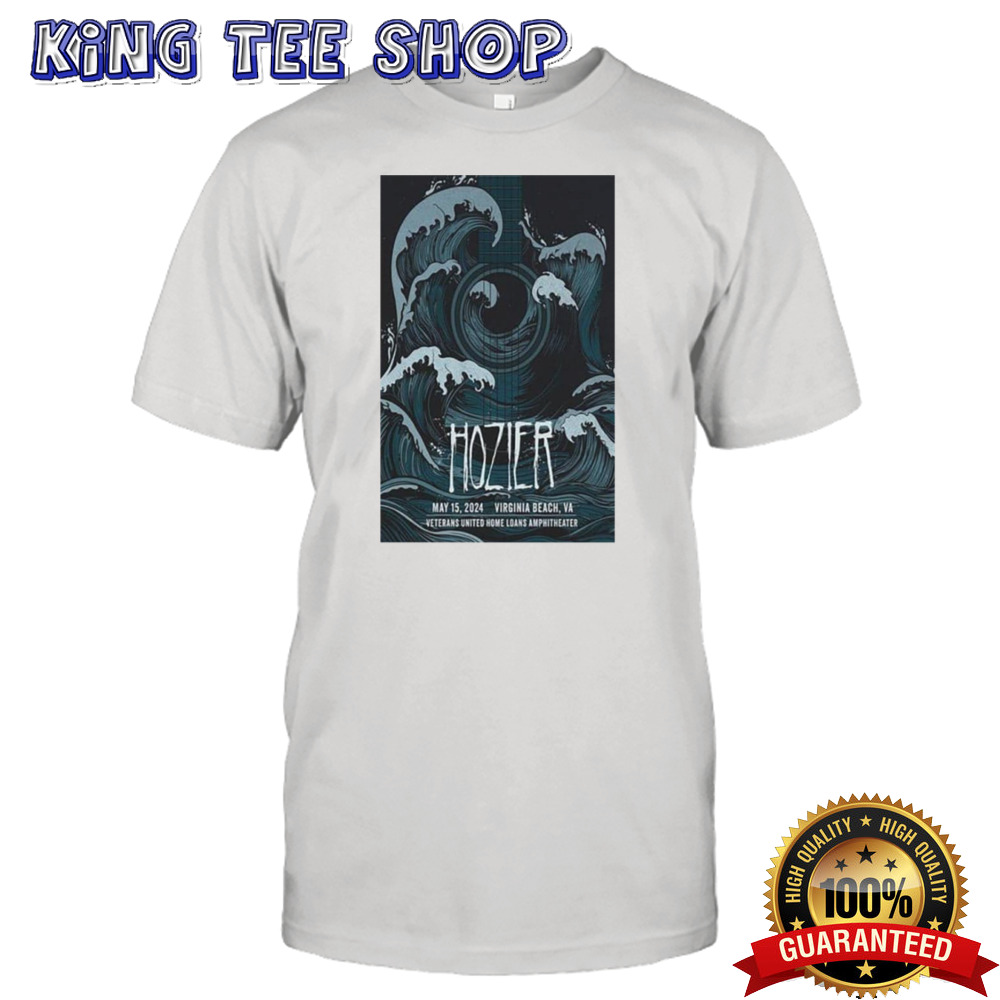 Hozier Show At Veterans United Virginia Beach Va On May 15 2024 Poster T-Shirt