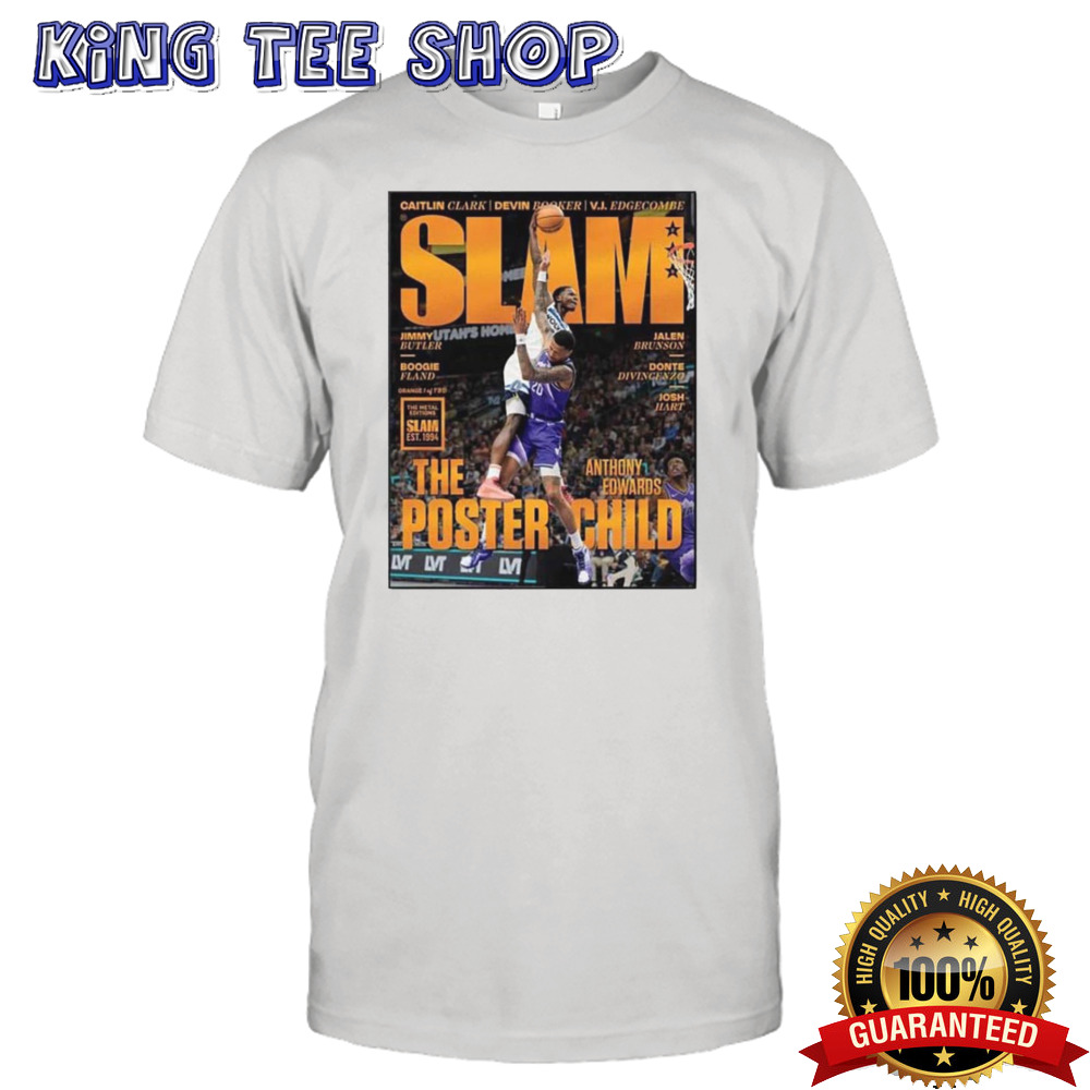 Iconic Dunk Moment Ant On The Cover Of Slam Online Orange Metal Poster T-Shirt