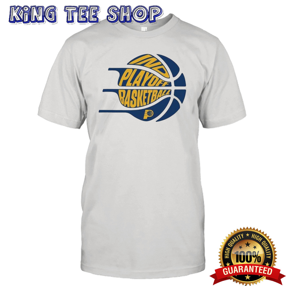 Indiana Pacers 2024 NBA Playoffs Game 6 Gold Out T-Shirt