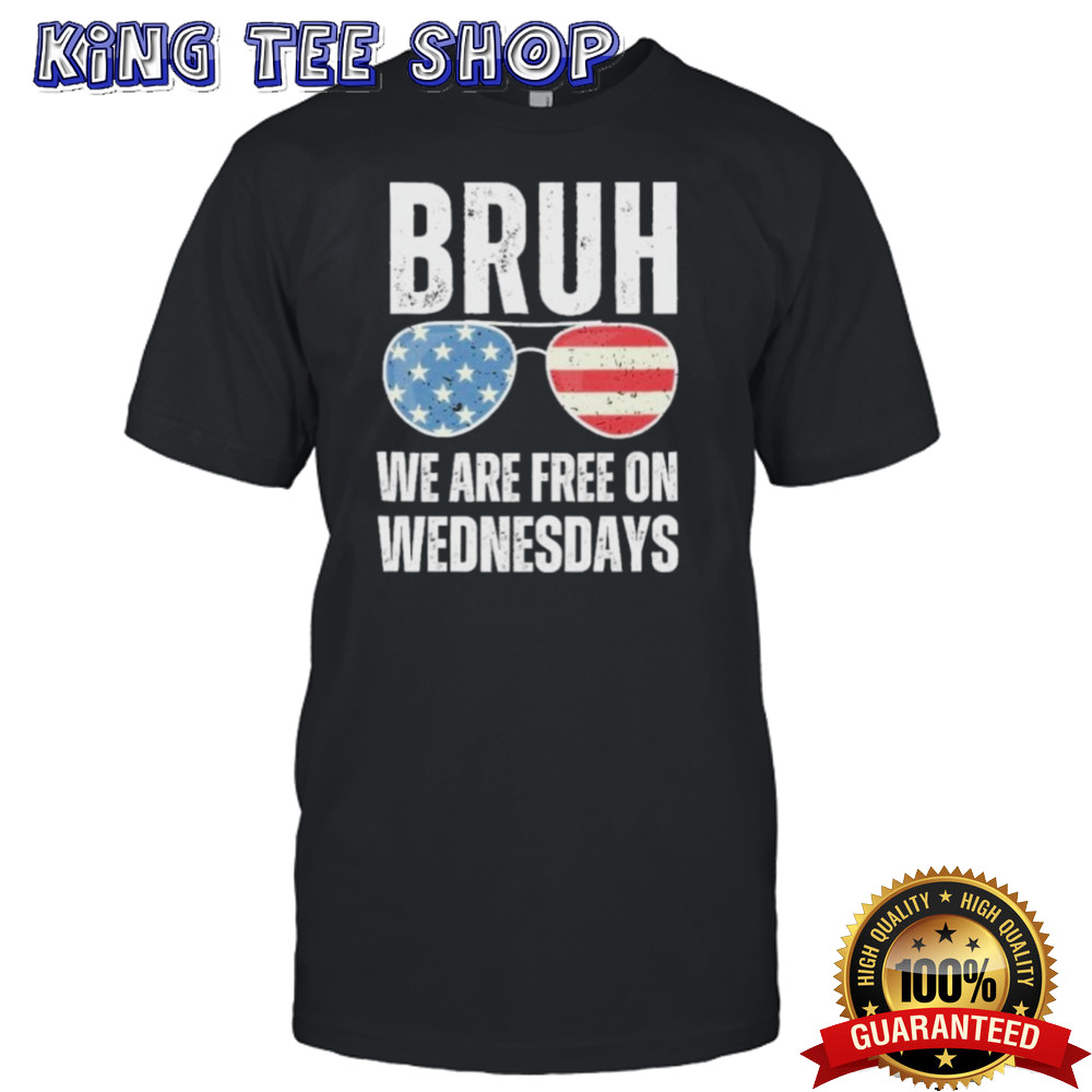Official Bruh We Free On Wednesday Joe Biden Shirt