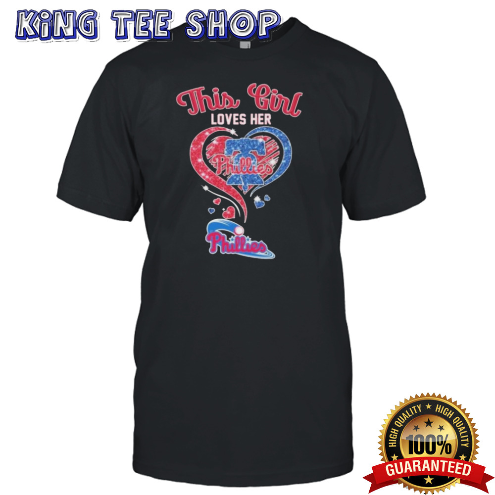 Official This Girl Loves Her Philadelphia Phillies Diamonds 2024 Shirt