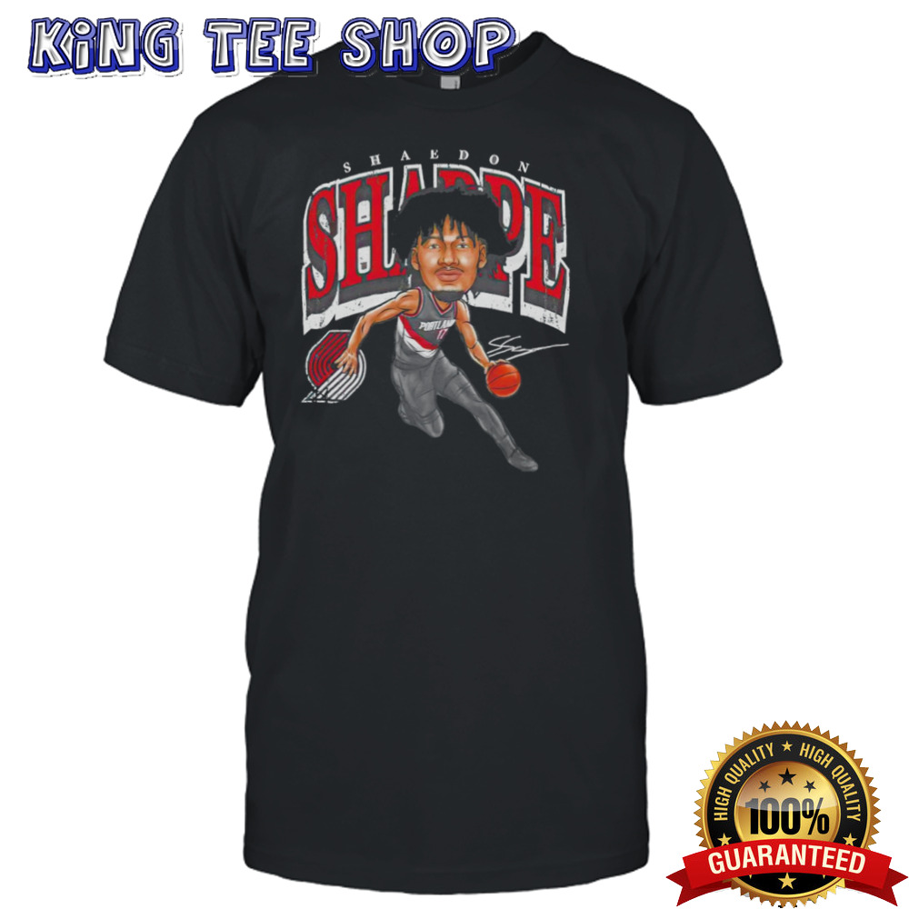 Shaedon Sharpe Portland Trail Blazers cartoon shirt