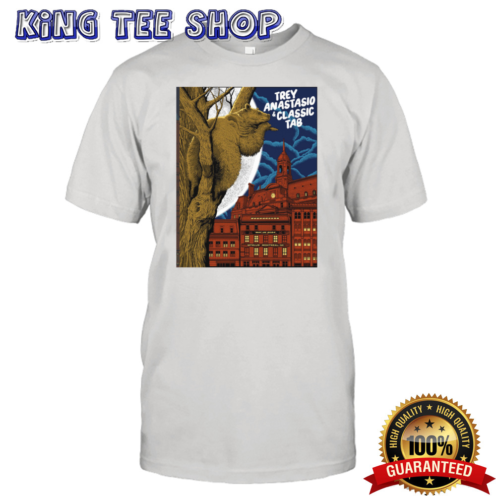 Trey Anastasio Classic Tab Montreal 2024 May 19 Mtelus QC Canada Event Poster shirt