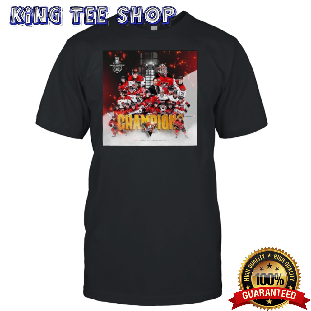 Voltigeurs De Drummondville Hockey Gilles-Courteau Champions 2024 Shirt
