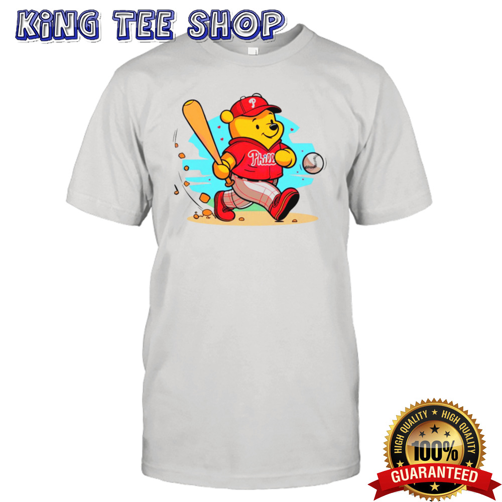 Winnie The Pooh Philadelphia Phillies baseball shirt