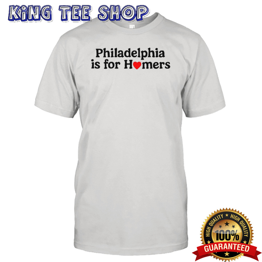 Alec Bohm wearing Philadelphia is for Homers shirt