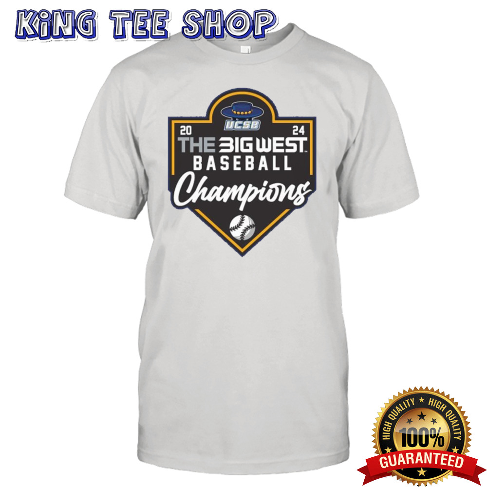 Big West Baseball UC Santa Barbara Champions 2024 shirt