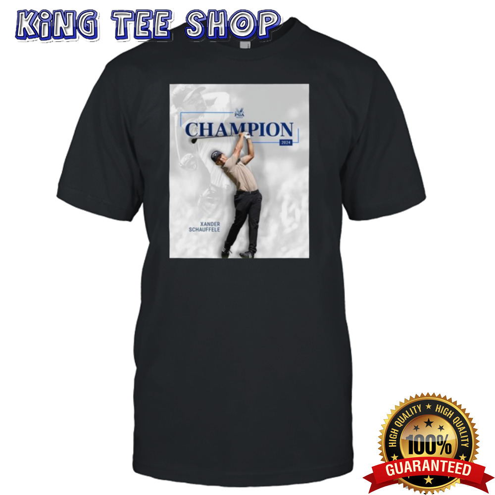 Official 2024 PGA Valhalla Champion Xander Schauffele Shirt