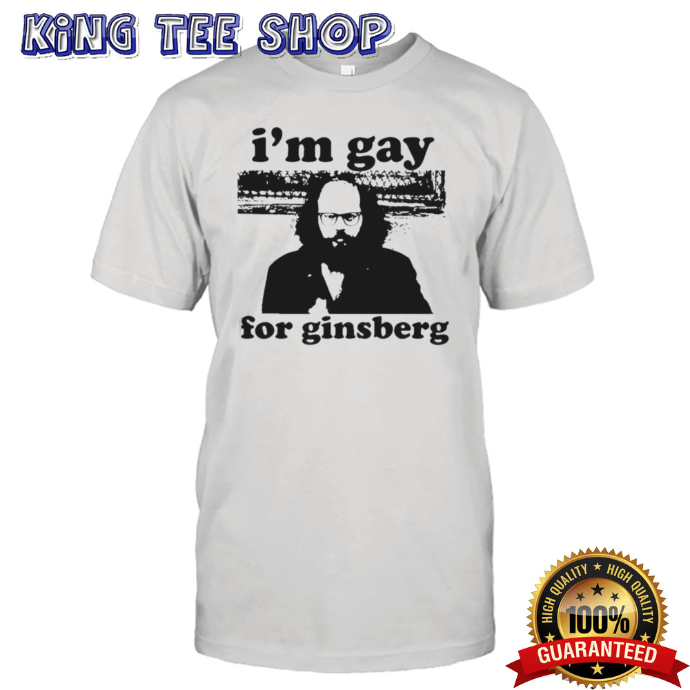 Official Alan Ginsberg I’m Gay Shirt