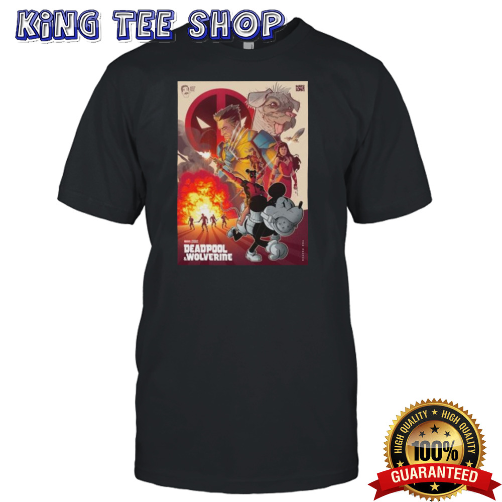 Official Marvel Studios Deadpool & Wolverine Poster Shirt