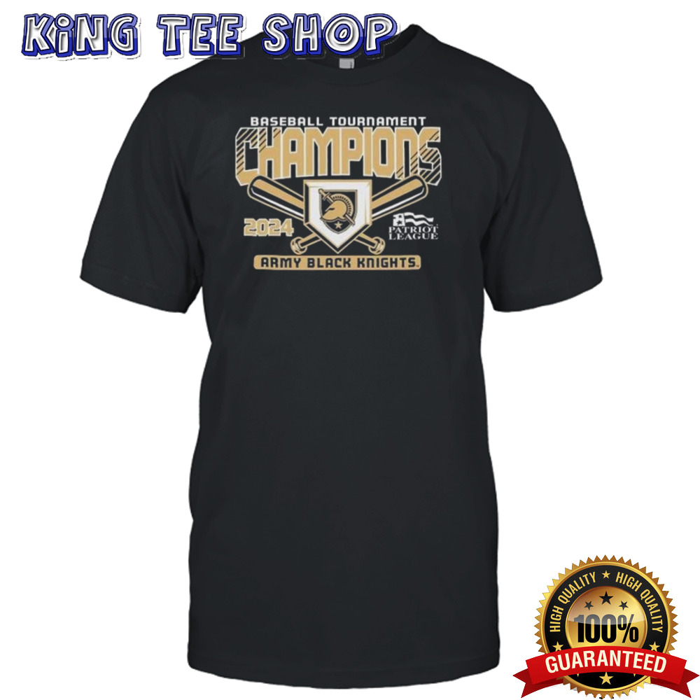 Army Black Knights 2024 Patriot League Baseball Conference Tournament Champions Shirt