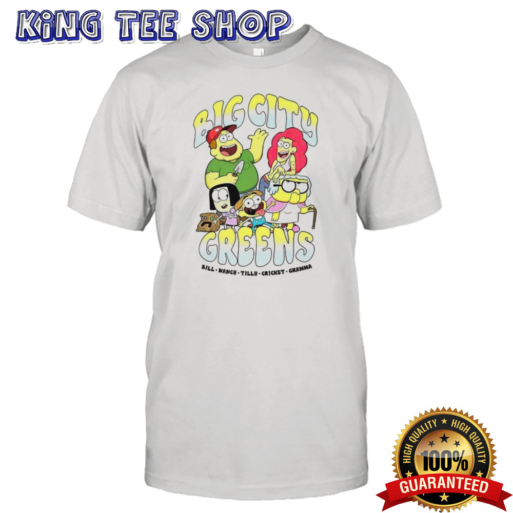 Big City Greens Bill Nancy Tilly Cricket Gramma Shirt