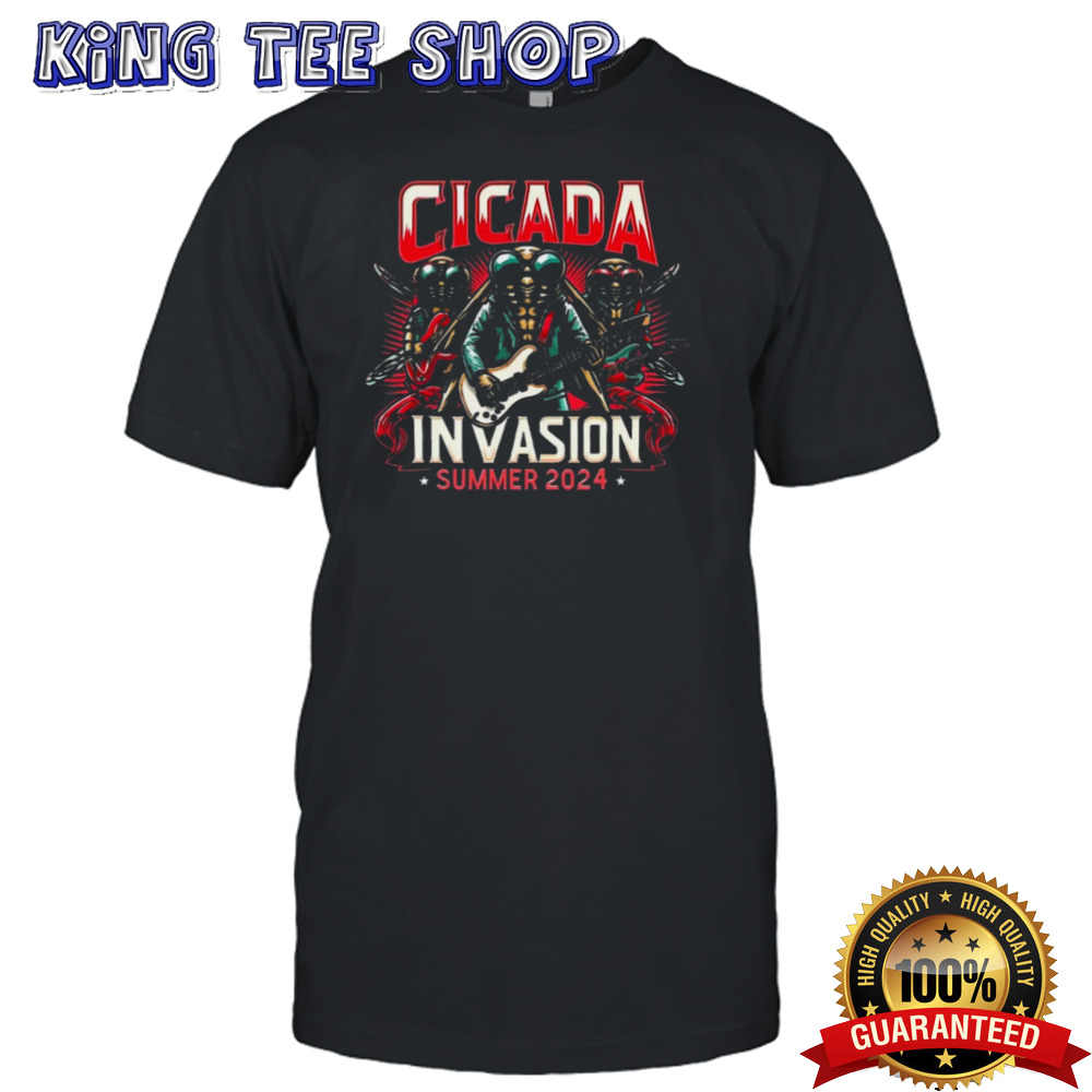 Cicada Invasion Summer 2024 Cicada Rock Star shirt