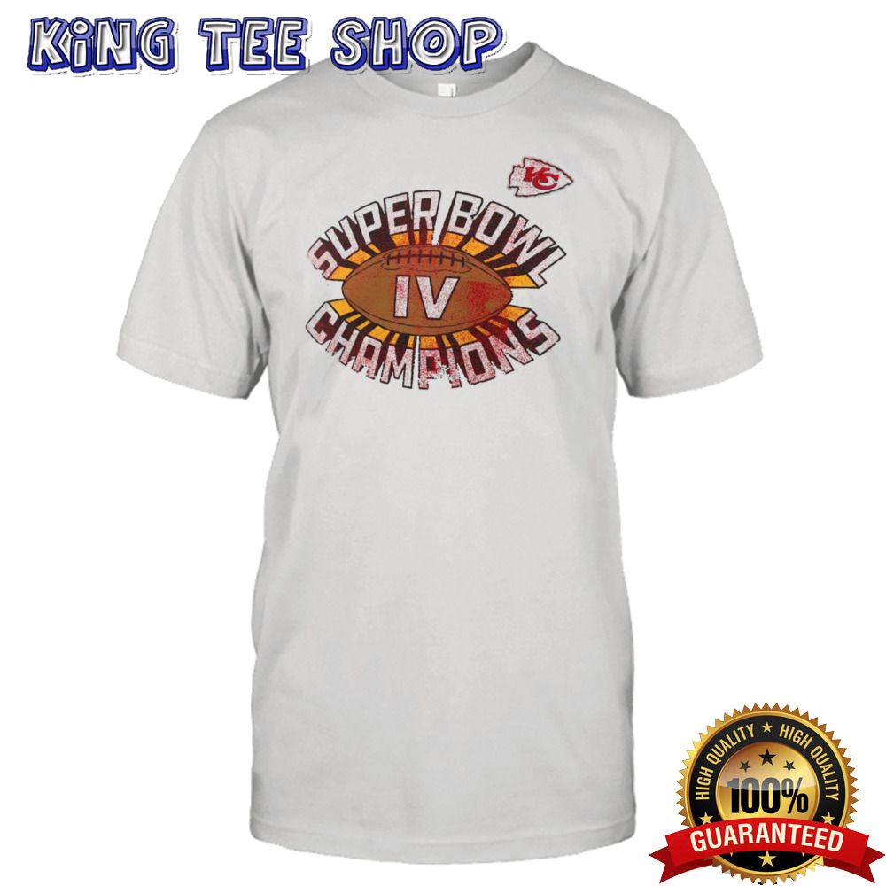 Kansas City Chiefs Super Bowl IV Champions shirt