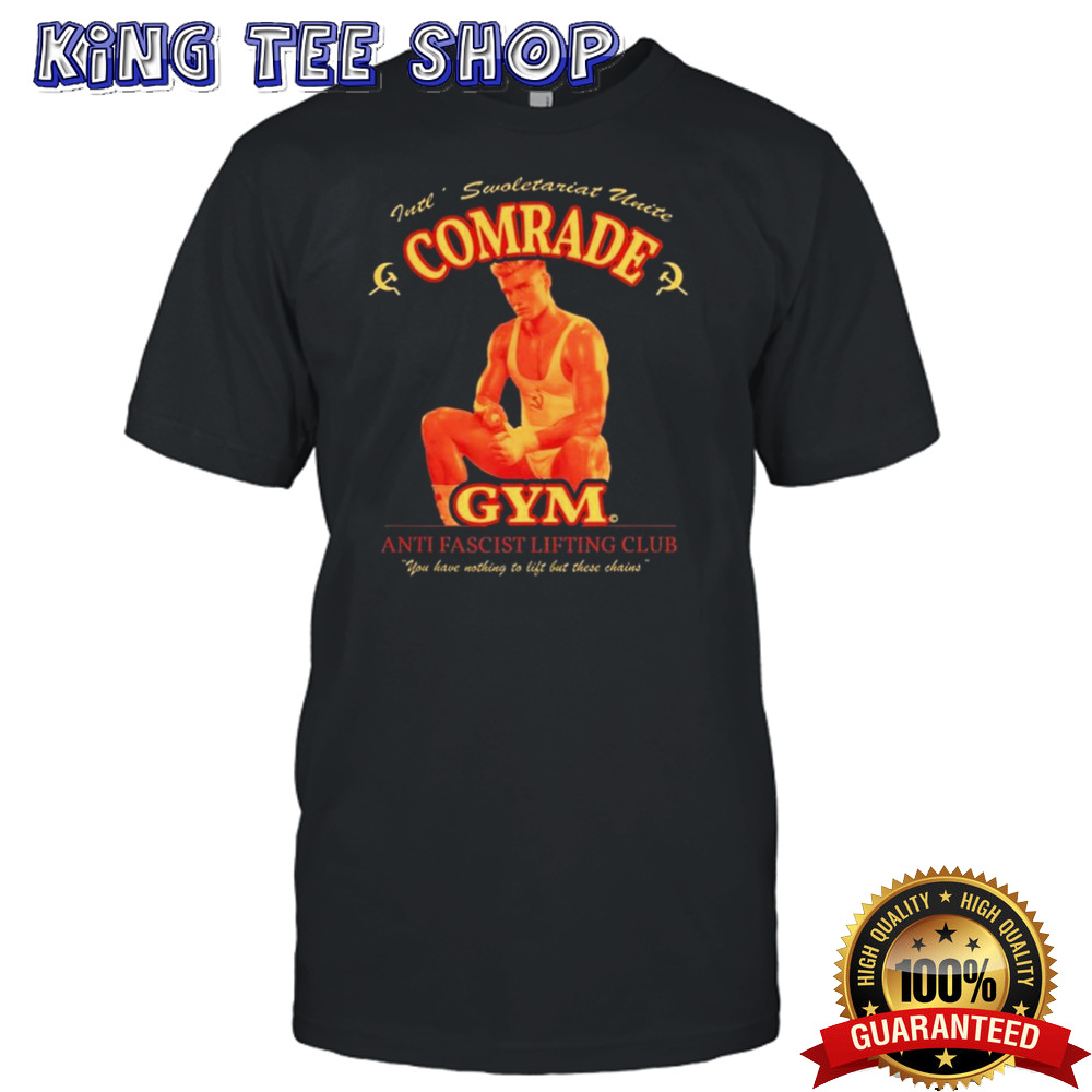 Swoletariat Comrade Gym Anti Fascist Lifting Club T-shirt