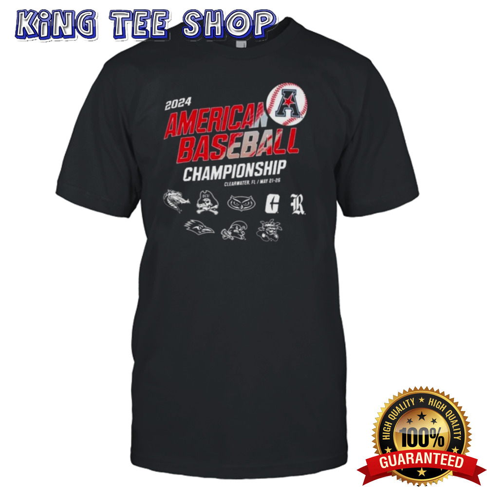 2024 American Athletic Baseball Championship Clearwater,FL May 21-26 shirt