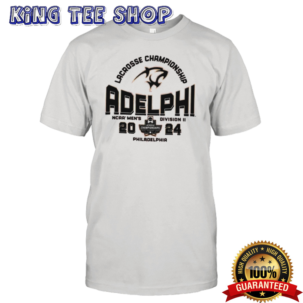 AdelphiPanthers 2024 NCAA Men’s Division II Lacrosse Championship Shirt