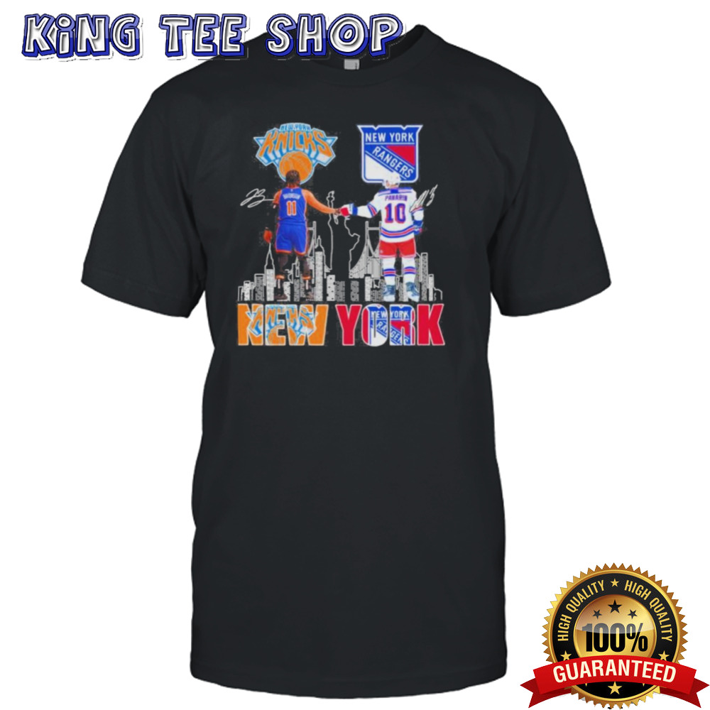 New York Rangers Artemi Panarin Jalen Brunson New York Knicks The Legends T-Shirt