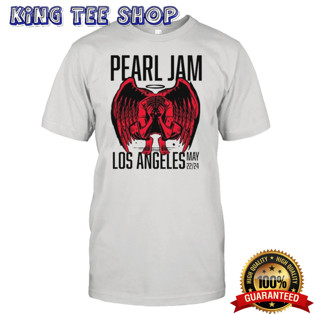 Official Pearl Jam Los Angeles May 22 2024 Tour Shirt