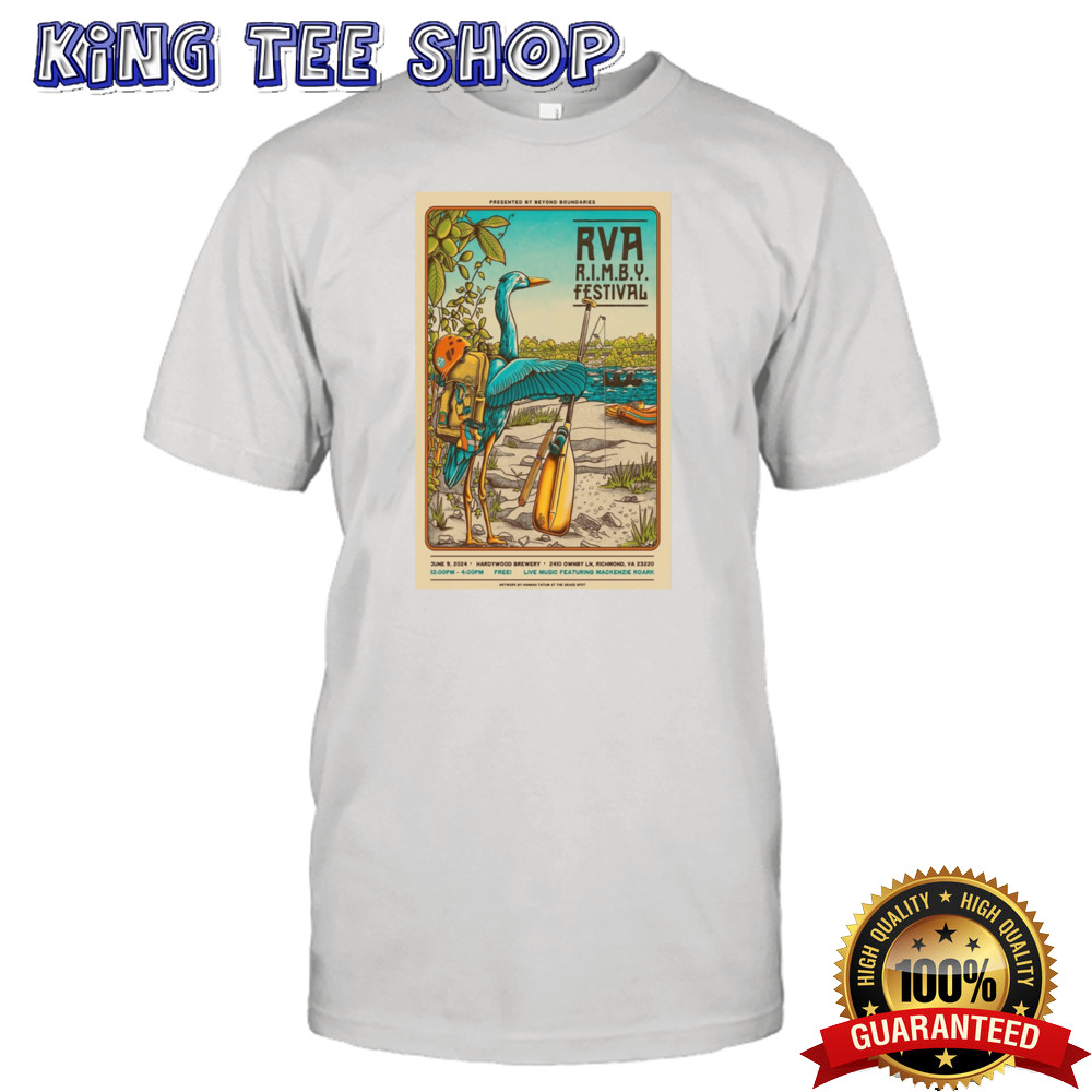 Poster RVA RIMBY Festival In Richmond, VA On June 9, 2024 shirt