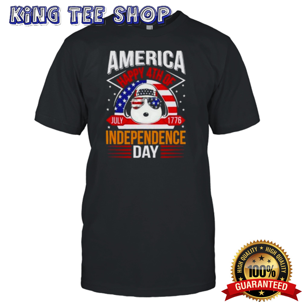 Snoopy America Independence Day Happy 4th Of July T-Shirt