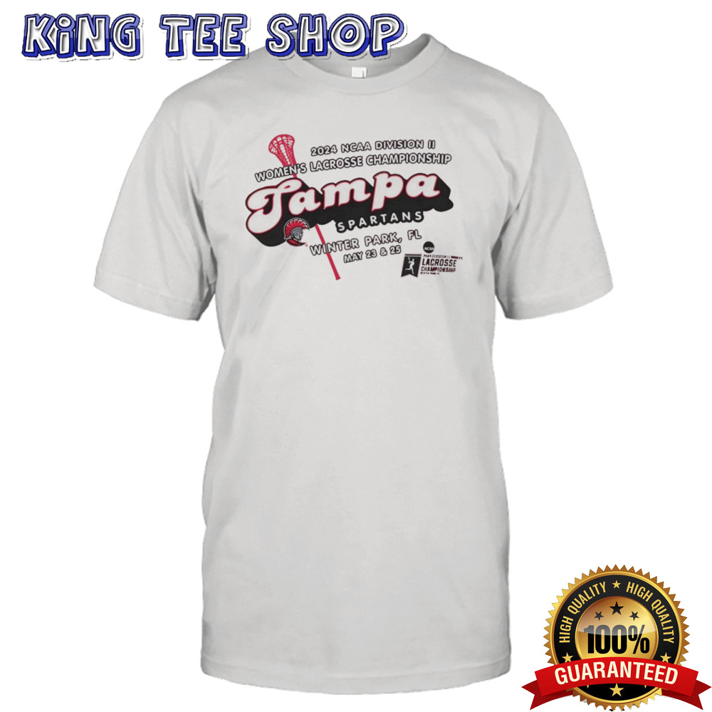 Tampa Spartans 2024 NCAA Division III Women’s Lacrosse Championship shirt
