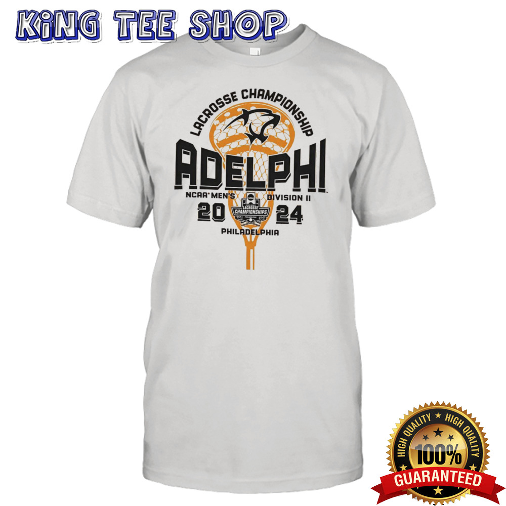 Adelphi Panthers 2024 NCAA Division II Men’s Lacrosse Championship shirt