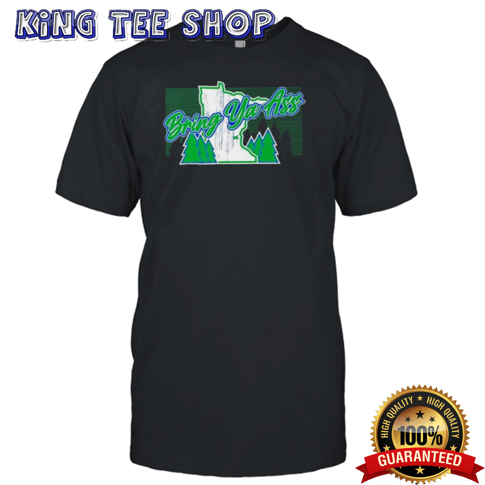 Basketball Minnesota Bring Ya Ass Vintage Retro T-shirt
